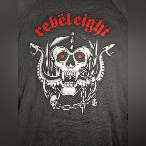 Rebel8 x Motorhead 3/4 Sleeve Size 2XL